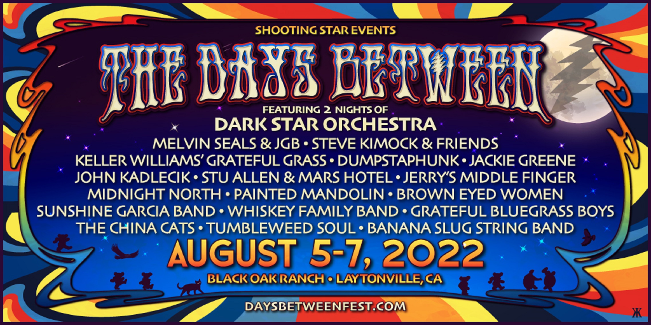 The Days Between festival Aug 57 2022, Black Oak Ranch, Laytonville